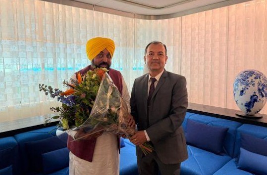 ਮੁੱਖ ਮੰਤਰੀ ਭਗਵੰਤ ਮਾਨ ਦਾ ਨੀਦਰਲੈਂਡ ਦੌਰਾ ਸ਼ੁਰੂ