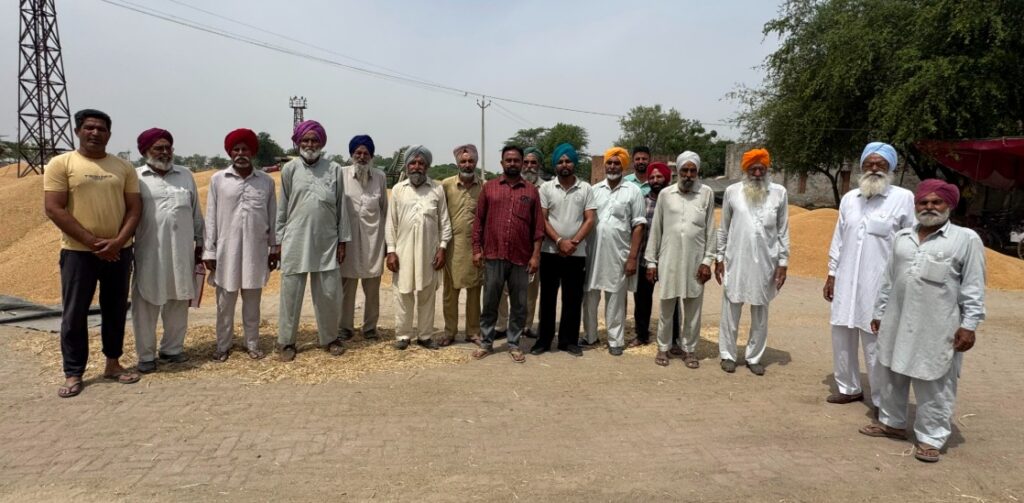 ਕਣਕ ਦੀ ਖਰੀਦ ਸ਼ੁਰੂ ਨਾ ਹੋਣ ਕਾਰਨ ਕਿਸਾਨਾਂ ਵਿੱਚ ਭਾਰੀ ਰੋਸ