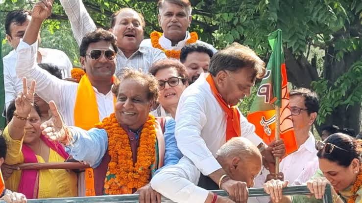 ਪੰਚਕੂਲਾ ਨਗਰ ਨਿਗਮ ਚੋਣ ਵਿੱਚ ਭਾਜਪਾ ਦੇ ਮੇਅਰ ਉਮੀਦਵਾਰ ਸ਼ਿਆਮ ਲਾਲ ਬੰਸਲ ਨੇ ਦਰਜ ਕੀਤੀ ਜਿੱਤ