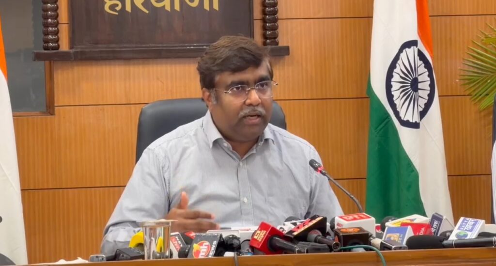 हरियाणा में विशेष गहन पुनरीक्षण कार्य 15 जून से 14 जुलाई 2026 तक किया जाएगा- मुख्य निर्वाचन अधिकारी