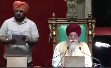 ਪੰਜਾਬ ਵਿਧਾਨ ਸਭਾ ਦੇ ਵਿਸ਼ੇਸ਼ ਸੈਸ਼ਨ ਦੌਰਾਨ ਕਾਂਗਰਸੀ ਵਿਧਾਇਕਾਂ ਵਲੋਂ ਇਤਰਾਜ਼ਯੋਗ ਦੋਸ਼ ਲਗਾਉਣ ’ਤੇ ਹੰਗਾਮਾ ਮੰਤਰੀਆਂ ਦੇ ਡੋਪ ਟੈਸਟ ਦੀ ਕੀਤੀ ਮੰਗ
