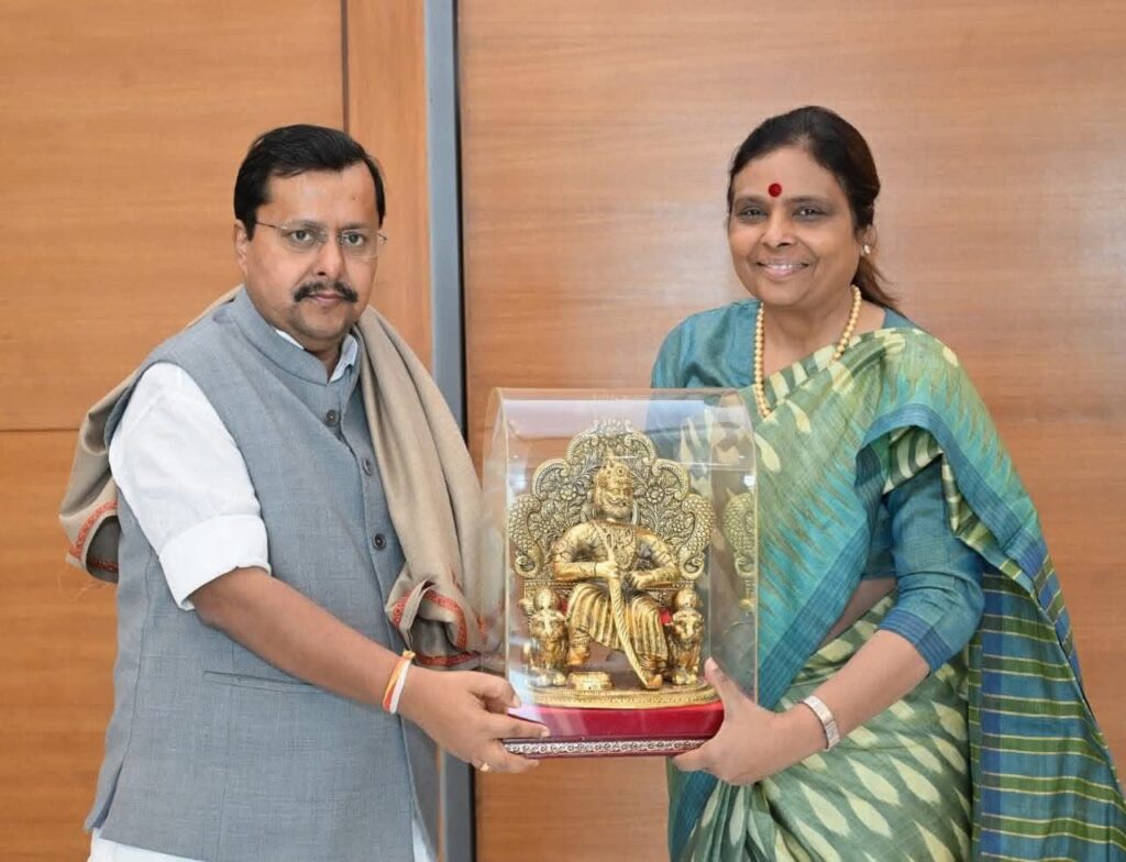 हरियाणा बीजेपी की अध्यक्ष डॉ. अर्चना गुप्ता ने भाजपा के राष्ट्रीय अध्यक्ष नितिन नबीन से की शिष्टाचार भेंट