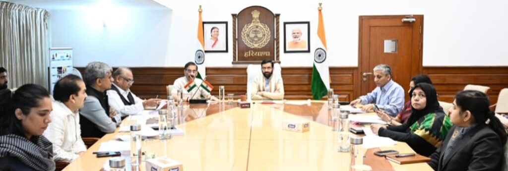 मुख्यमंत्री नायब सिंह सैनी ने हरियाणा विजन-2047 के तहत खाद्य एवं आपूर्ति विभाग के अगले 5 साल के रोडमैप व कार्ययोजना की समीक्षा बैठक में दिए विस्तृत दिशा-निर्देश