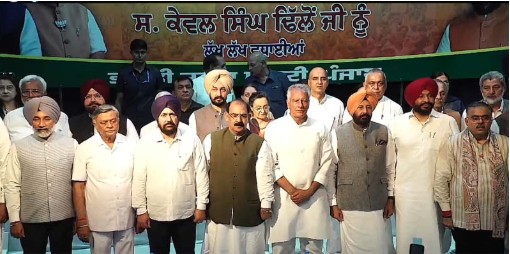 ਕੇਵਲ ਸਿੰਘ ਢਿੱਲੋਂ ਦੀ ਅਗਵਾਈ ਹੇਠ ਪੰਜਾਬ ਵਿੱਚ ‘ਡਬਲ ਇੰਜਣ’ ਵਾਲੀ ਸਰਕਾਰ ਬਣੇਗੀ: ਨਾਇਬ ਸਿੰਘ ਸੈਣੀ