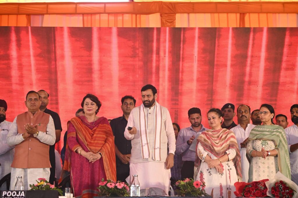 नारायणगढ़ के विकास के लिए मुख्यमंत्री ने की अनेक घोषणाएं विकास कार्यों के लिए 5 करोड़ रुपये की राशि देने की घोषणा की
