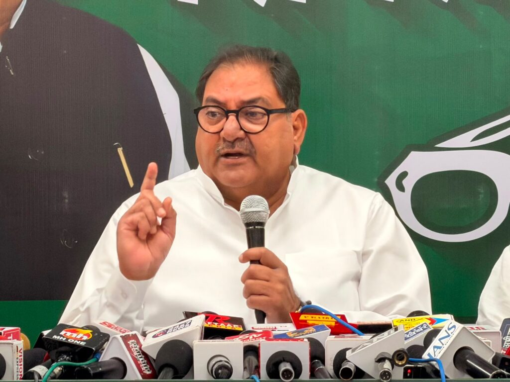 बीजेपी नहीं चाहती एसवाईएल का पानी हरियाणा को मिले: चौधरी अभय सिंह चौटाला