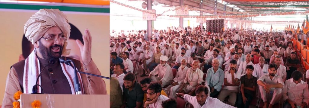 मुख्यमंत्री नायब सिंह सैनी ने पुन्हाना जनसभा में करीब 270 करोड़ से अधिक राशि की विकास कार्यों की घोषणा की