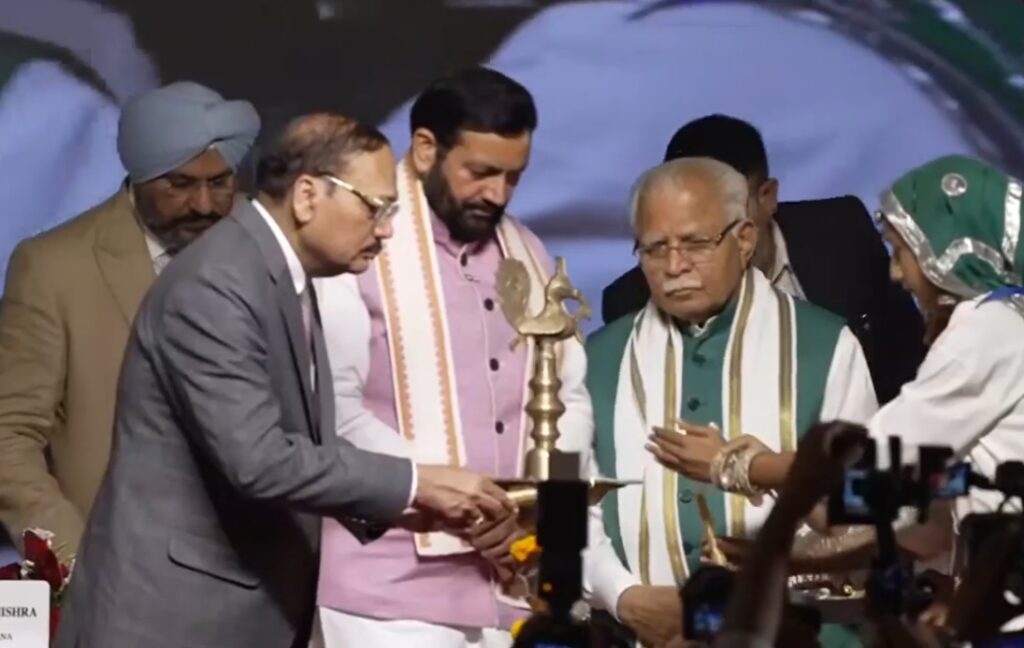 देश के मुख्य न्यायाधीश न्यायमूर्ति सूर्यकांत ने मुख्यमंत्री हरियाणा के साथ गुरुग्राम में किया टॉवर ऑफ जस्टिस का लोकार्पण