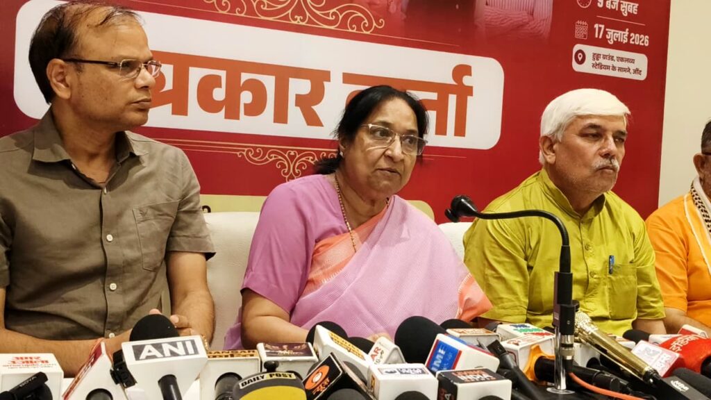 देश की पहली हाइड्रोजन ट्रेन आत्मनिर्भर भारत और हरित भविष्य की नई पहचान : डॉ. सुधा यादव