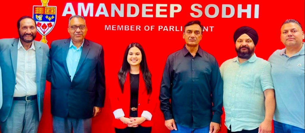ਦੀਵਾਨ ਅਤੇ ਸਤਵੀਰ ਨੇ ਕੈਨੇਡੀਅਨ ਸੰਸਦ ਮੈਂਬਰ ਅਮਨਦੀਪ ਕੌਰ ਸੋਢੀ ਨਾਲ ਵਪਾਰ ਅਤੇ ਇਮੀਗ੍ਰੇਸ਼ਨ ਸਬੰਧੀ ਕੀਤੀ ਗੱਲਬਾਤ