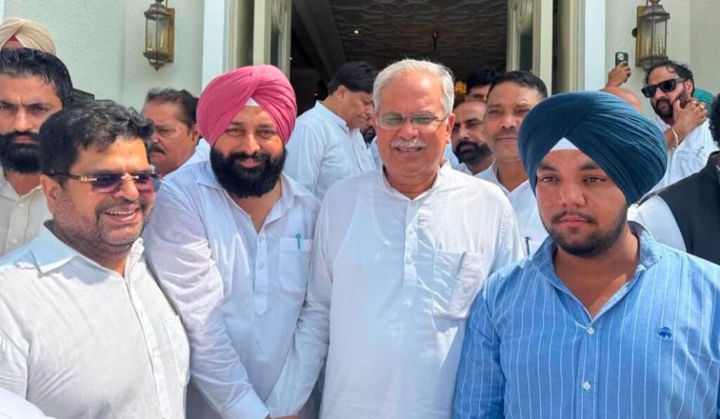 ਭੂਪੇਸ਼ ਬਘੇਲ ਤੇ ਰਾਜਾ ਵੜਿੰਗ ਨਾਲ ਸਨੌਰ ਹਲਕੇ ਸਬੰਧੀ ਬਲਿਹਾਰ ਸਮਸ਼ਪੁਰ ਨੇ ਕੀਤੀ ਵਿਚਾਰ-ਚਰਚਾ