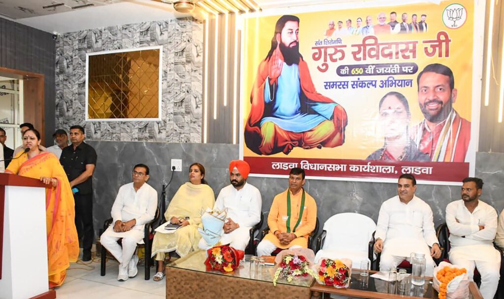 मुख्यमंत्री नायब सिंह सैनी चार गुणा गति से लाडवा विधानसभा में करवा रहे विकास कार्य – सुमन सैनी