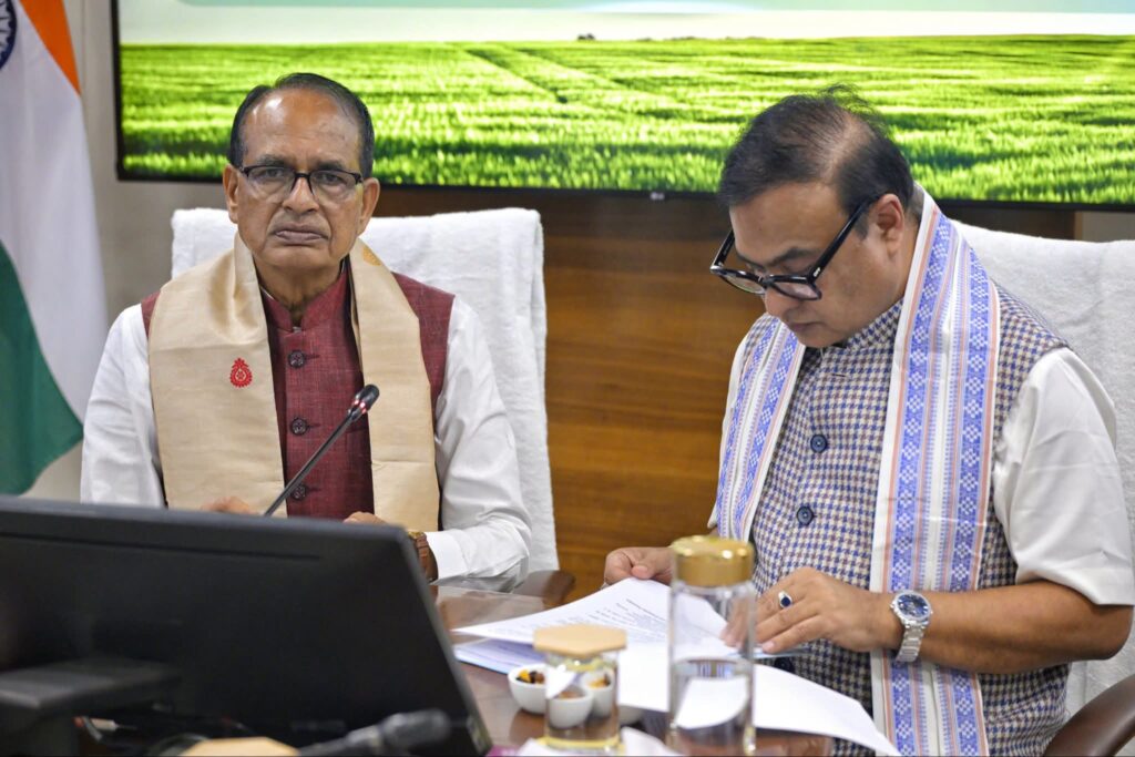 दिल्ली में केंद्रीय मंत्री शिवराज सिंह चौहान से मिले असम के मुख्यमंत्री डॉ. हिमंता, कृषि एवं ग्रामीण विकास को लेकर हुई चर्च