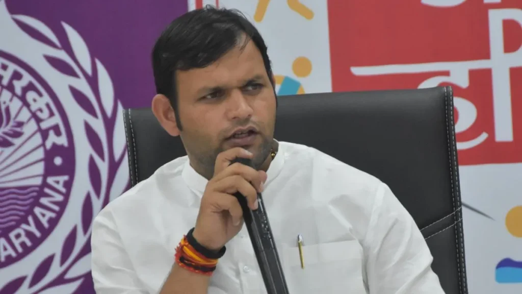 हरियाणा के खेल राज्य मंत्री गौरव गौतम का बयान पंचकूला में शुक्रवार होने वाला खेल समारोह कार्यक्रम स्थगित हो गया है