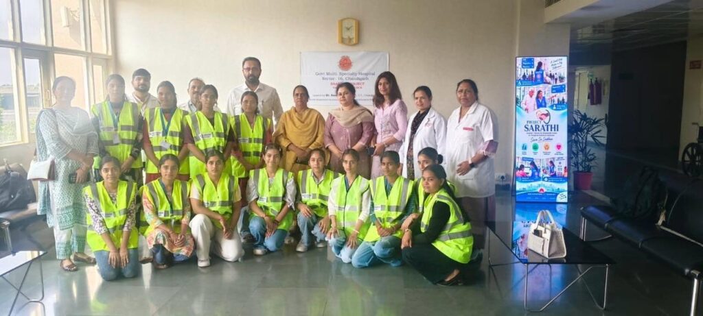 अस्पताल सेवाओं को अधिक सुलभ एवं मरीज-अनुकूल बनाने के लिए जीएमएसएच-16 में परियोजना ‘सारथी’ का शुभारंभ