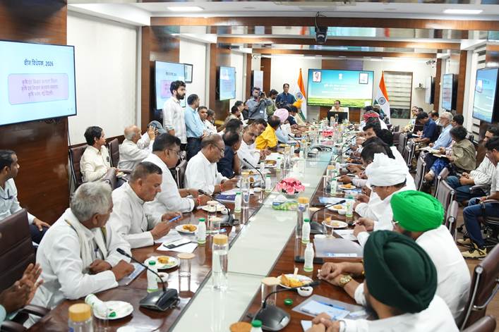 प्रस्तावित ‘सीड बिल’ पर कृषि भवन, नई दिल्ली में केंद्रीय मंत्री शिवराज सिंह चौहान ने देशभर के किसान संगठनों के शीर्ष नेताओं के साथ किया व्यापक संवाद