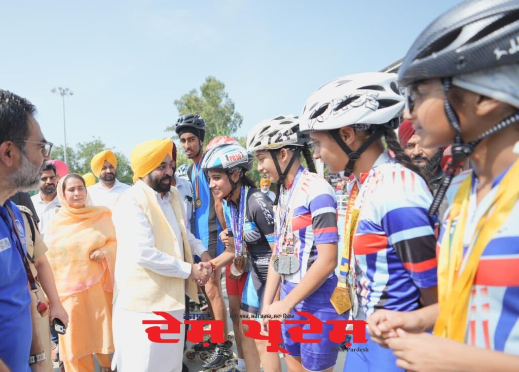 ਅਸੀਂ ਆਲਮੀ ਪੱਧਰ ਦੇ ਖਿਡਾਰੀ ਤਿਆਰ ਕਰਨ ਲਈ ਸੰਗਰੂਰ ਨੂੰ ਸਕੇਟਿੰਗ ਹੱਬ ਵਜੋਂ ਵਿਕਸਤ ਕਰ ਰਹੇ ਹਾਂ: ਮੁੱਖ ਮੰਤਰੀ ਭਗਵੰਤ ਸਿੰਘ ਮਾਨ