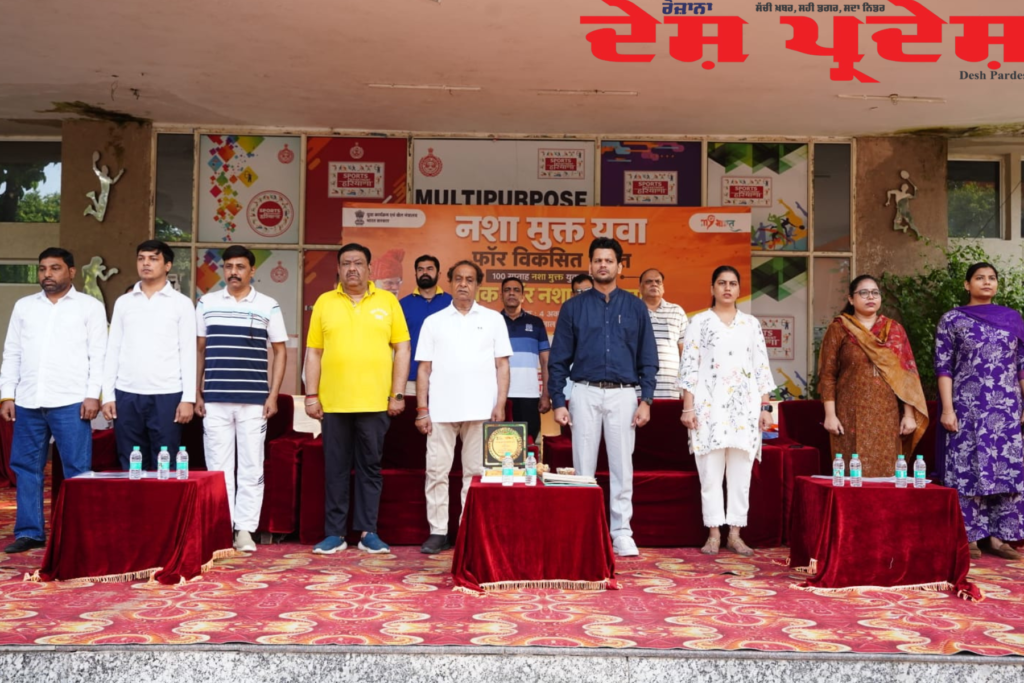 ‘नशा मुक्त युवा फॉर विकसित भारत’ अभियान के अंतर्गत मेरा युवा भारत, हरियाणा द्वारा पंचकूला में राज्य स्तरीय वॉकथॉन आयोजित