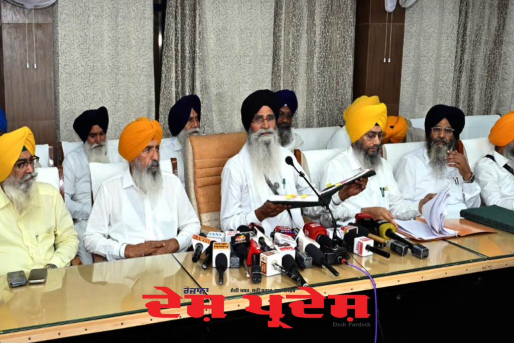 ਸ੍ਰੀ ਅਨੰਦਪੁਰ ਸਾਹਿਬ ਨਾਲ ਸਬੰਧਤ ਮਾਮਲੇ ਬਾਰੇ ਜਾਂਚ ਰਿਪੋਰਟ ਦੇ ਤੱਥ ਐਡਵੋਕੇਟ ਧਾਮੀ ਨੇ ਕੀਤੇ ਜਨਤਕ