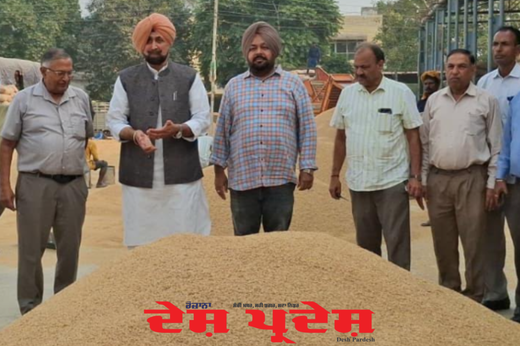 ਖਰੜ ਮੰਡੀ ਬਹੁਤ ਛੋਟੀ ਹੈ, ਵਾਧੂ/ਹੋਰ ਫੜ ਬਣਾਉਣ ਦੀ ਸਖਤ ਲੋੜ- ਜਗਮੋਹਨ ਸਿੰਘ ਕੰਗ